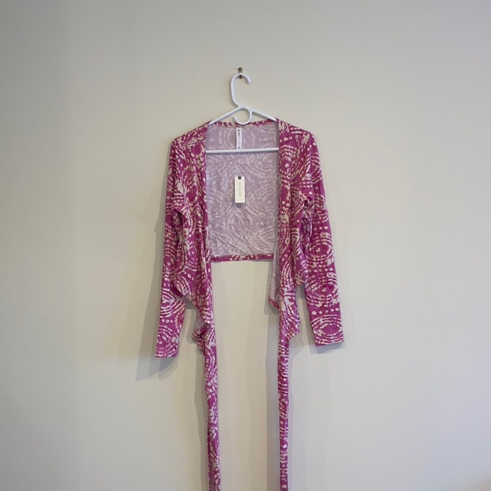 NWT: Anthropology, Daily Practice wrap top